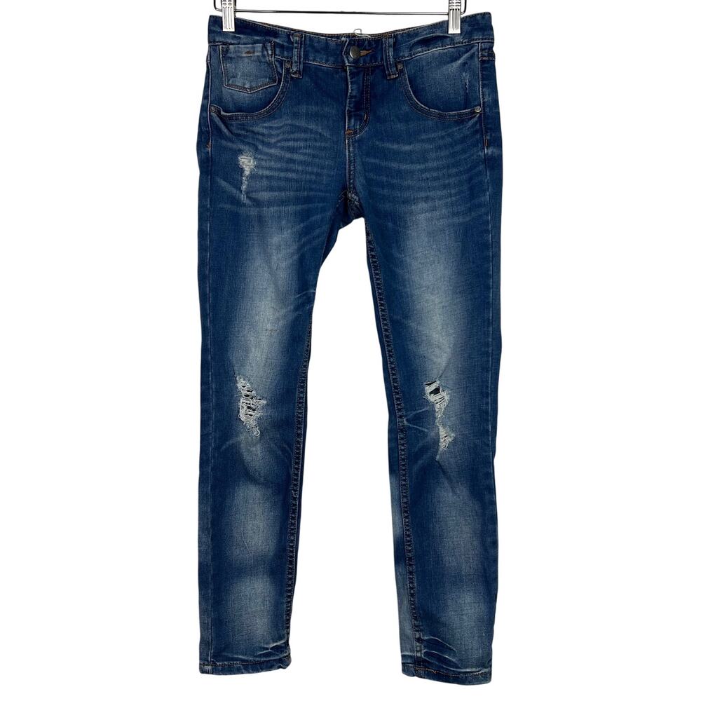 Free People Denim Women's‎ Size 28 Distressed Skinny Blue Jeans